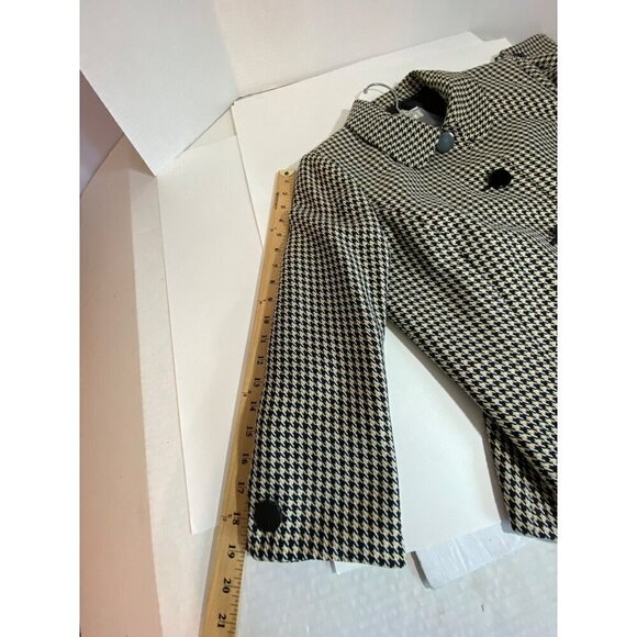 Suit Studio 2 PC Suit Houndstooth Blazer with Black Pants Women’s Size 10P NWT - Picture 5 of 15